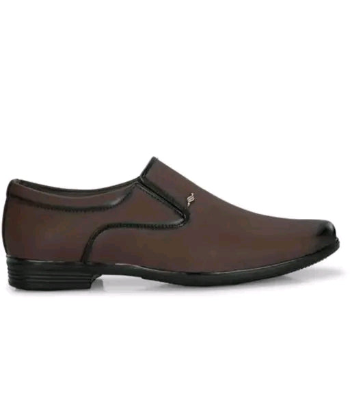 Handcrafted Brown Derby Formal Shoes for Men – Genuine Leather