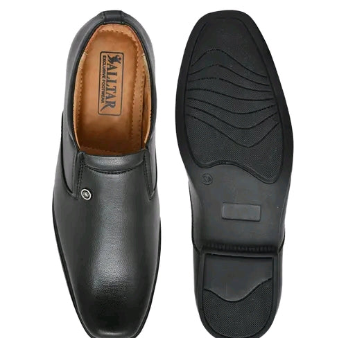 Genuine Leather Cap Toe Formal Shoes – All-Day Comfort
