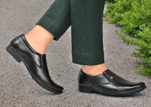 Genuine Leather Cap Toe Formal Shoes – All-Day Comfort