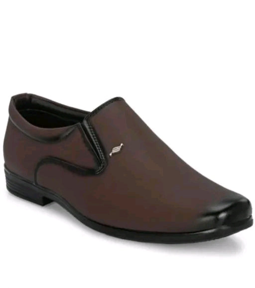Handcrafted Brown Derby Formal Shoes for Men – Genuine Leather